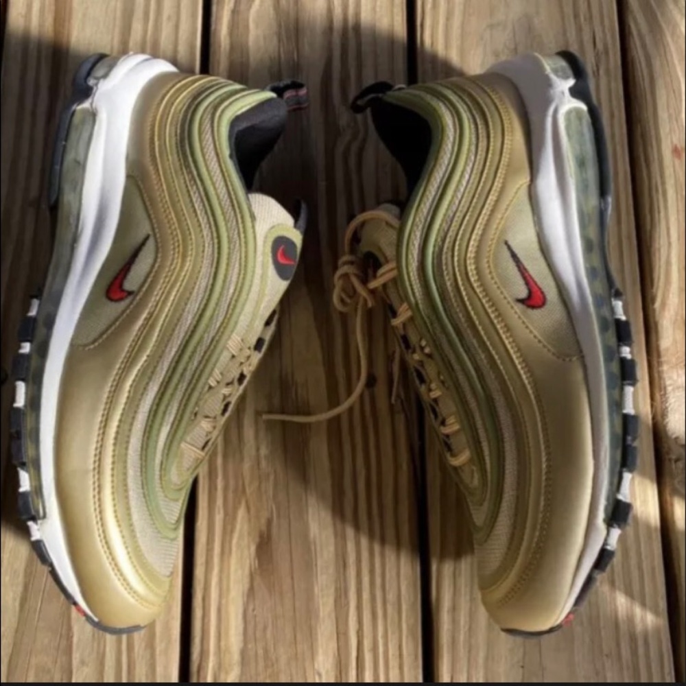 Nike air max 97 gold running athletic AM97